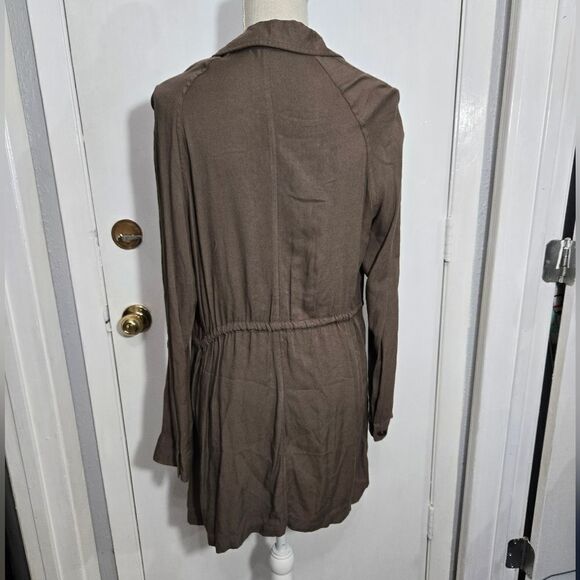Cato utility jacket in taupe/brown - Picture 6 of 10